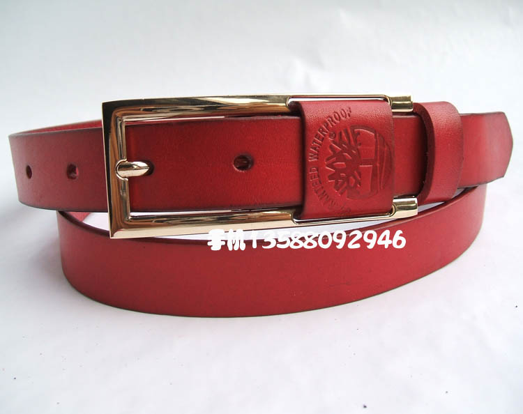 Fashion all-match genuine leather beautiful women's thin classic belt strap 1212