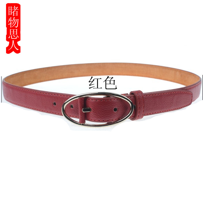 Fashion all-match women's belt cowhide strap decoration belt genuine leather belt Women