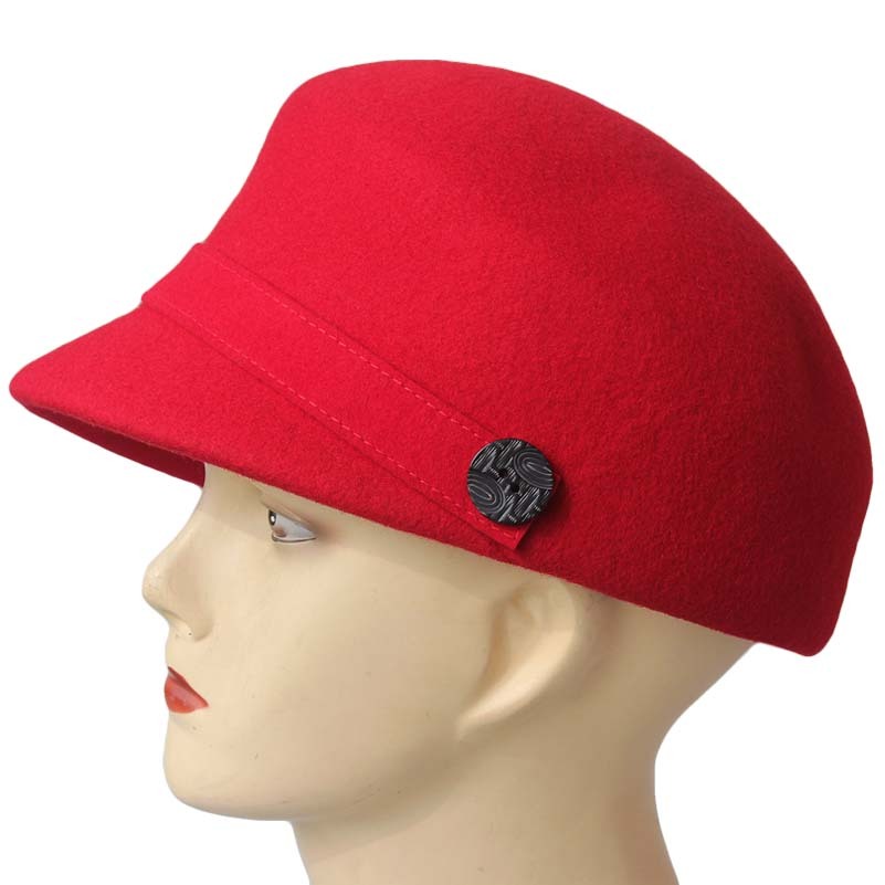 Fashion autumn and winter fashion woolen cap women's hat hexagonal cap navy cap beret helmet-hat