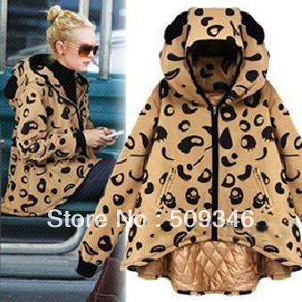 Fashion Autumn Winter Cotton Padded Coat For Women Short Jacket Quilted Parka Hooded Cardigan M L Free Shipping