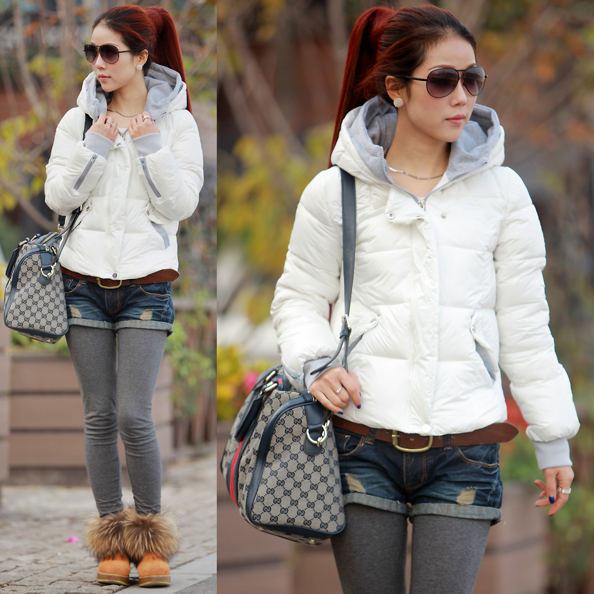 Fashion AYILIAN short design slim down coat down female 2012 thickening cotton-padded coat