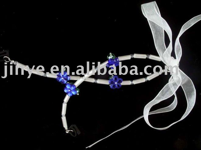 Fashion beaded jewelry  flower beaded bra strap