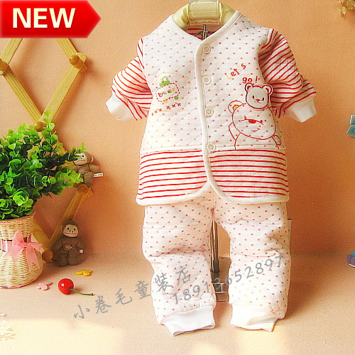 Fashion bear b-1206 thermal set baby underwear set 0.72yt g 3 set 63