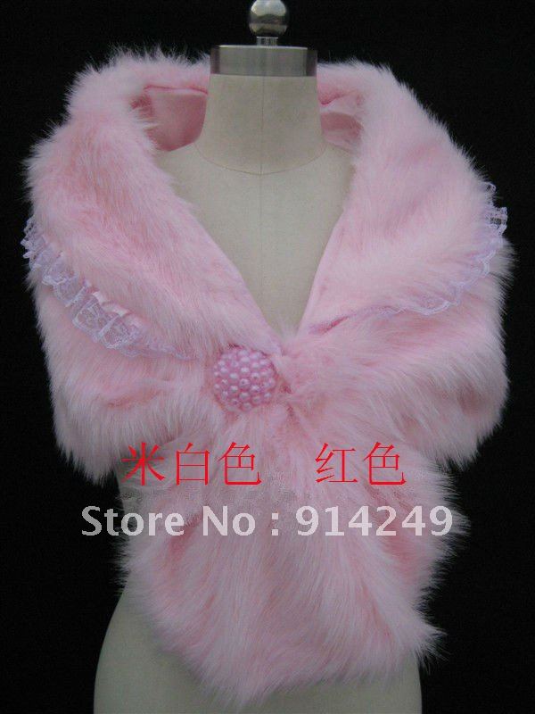Fashion Beige Pink Lace Edge Wedding Jacket