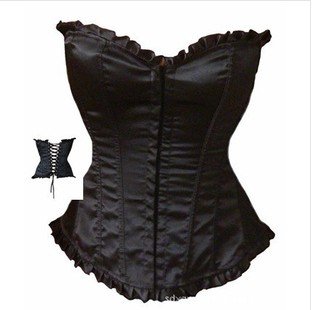 Fashion Black corset underwears waist clip bodyshape 6pcs/lot