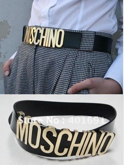 Fashion brand letter Patent leather women's belt  Free Shipping 3 Pcs/lot