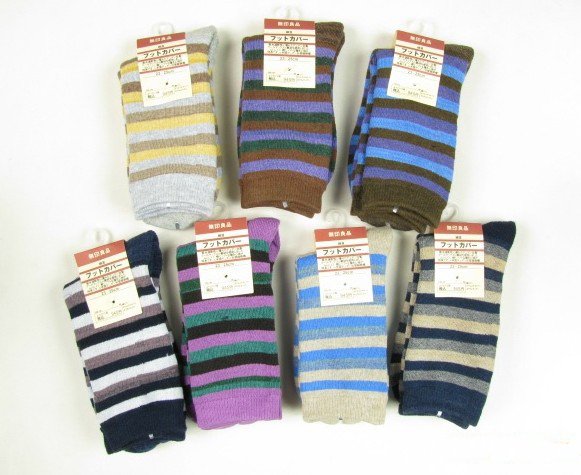 Fashion Brand Women's Thick Warm Knitting Sock With Stripe Design,20 Pair/Lot+Free shipping