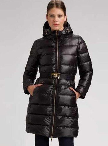 Fashion Brand Women's Winter Long jackets Real Feather down coat Hooded Gold Belt Waterproof Windproof Warm Clothes Black/Coffee