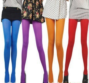 Fashion Candy colors 200D Velvet pantyhose thicken Bottoming socks in 10 colors Wholesale free shipping