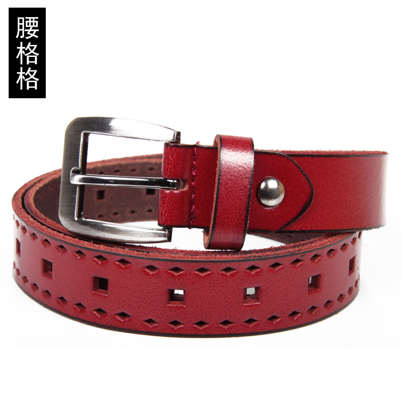 Fashion casual strap genuine leather women's belt female all-match cowhide strap Women