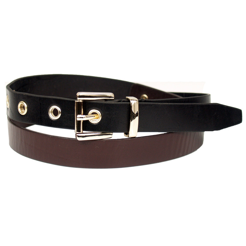 Fashion color block decoration full first layer of cowhide strap all-match decoration candy color genuine leather belt waist