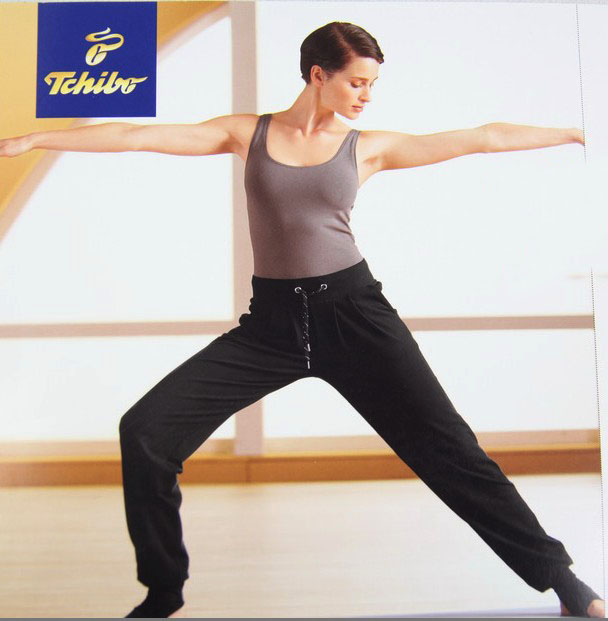 Fashion cotton 100% ultra long dance yoga sports casual lounge pants plus size