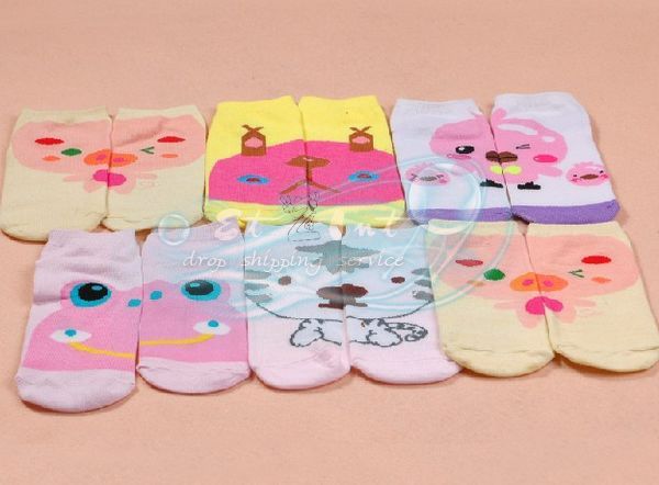 Fashion cute cartoon boat socks sports socks on pairs of socks