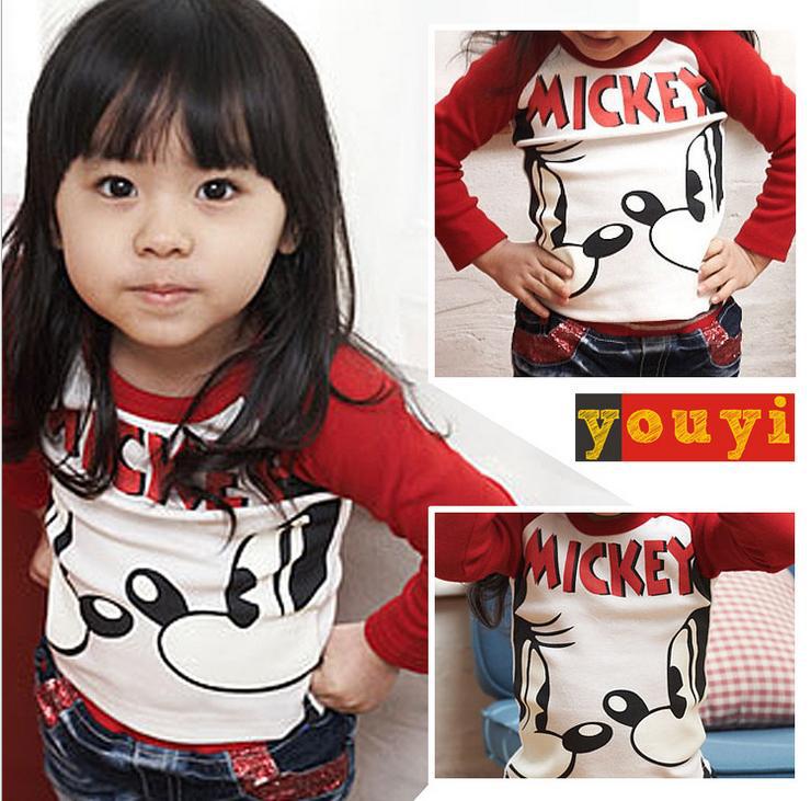Fashion dress! Cute mouse girls T-shirt boys underwear YY1194676313