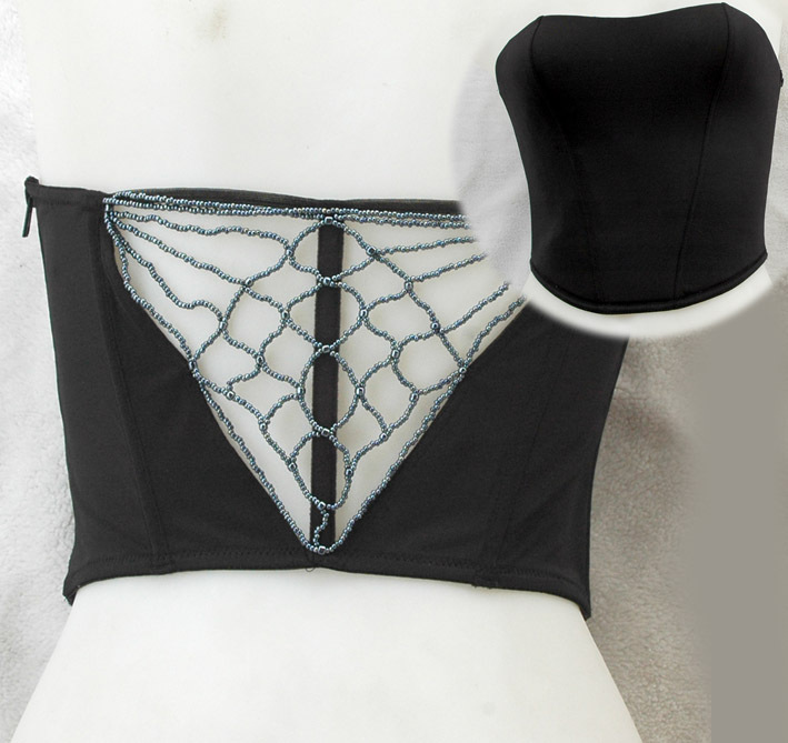 Fashion end of a single black racerback beads tight shapewear body shaping beauty care clothing mlxl