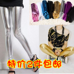 Fashion fashion leather pants matt faux leather pants autumn high waist legging women's slim pencil pants