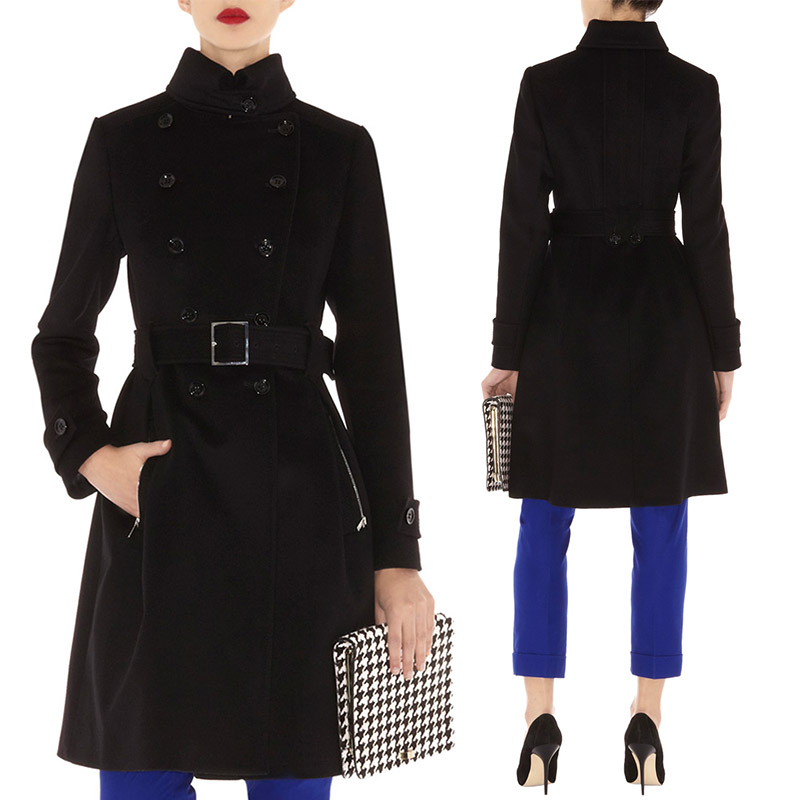 Fashion fashion winter slim fashion outerwear slim waist elegant trench overcoat