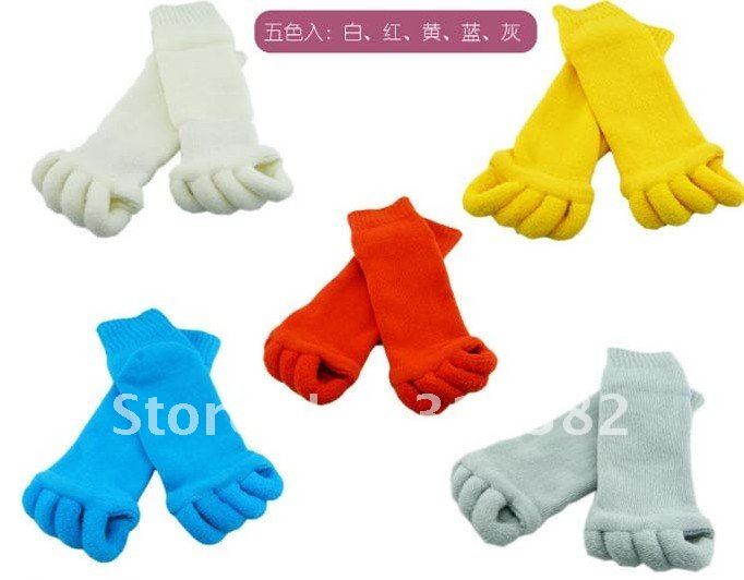 Fashion Foot Alignment treatment toe Socks Massage toe socks as seen on tv Free shipping