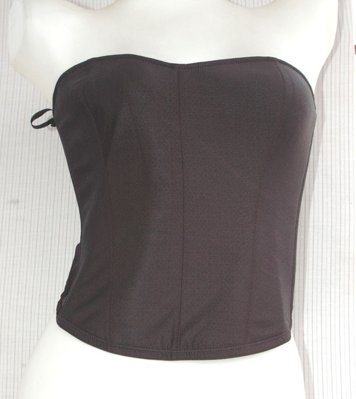 Fashion gegrge black paint serpentine pattern tight shapewear tube top design body shaping beauty care clothing smlxlxxl