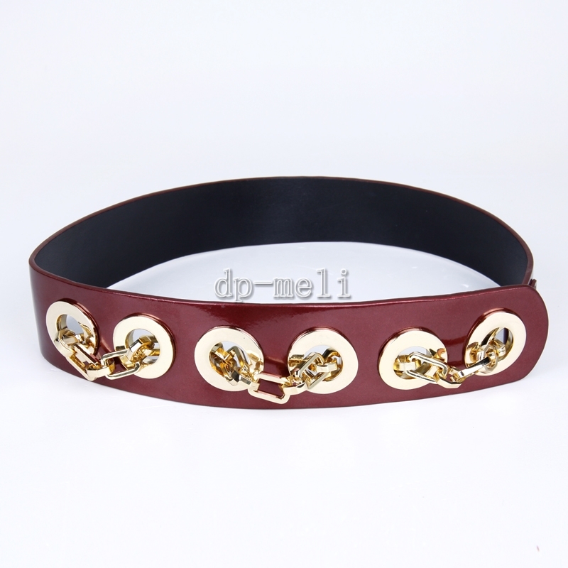 Fashion gentlewomen women's decoration thin belt leather strap b134