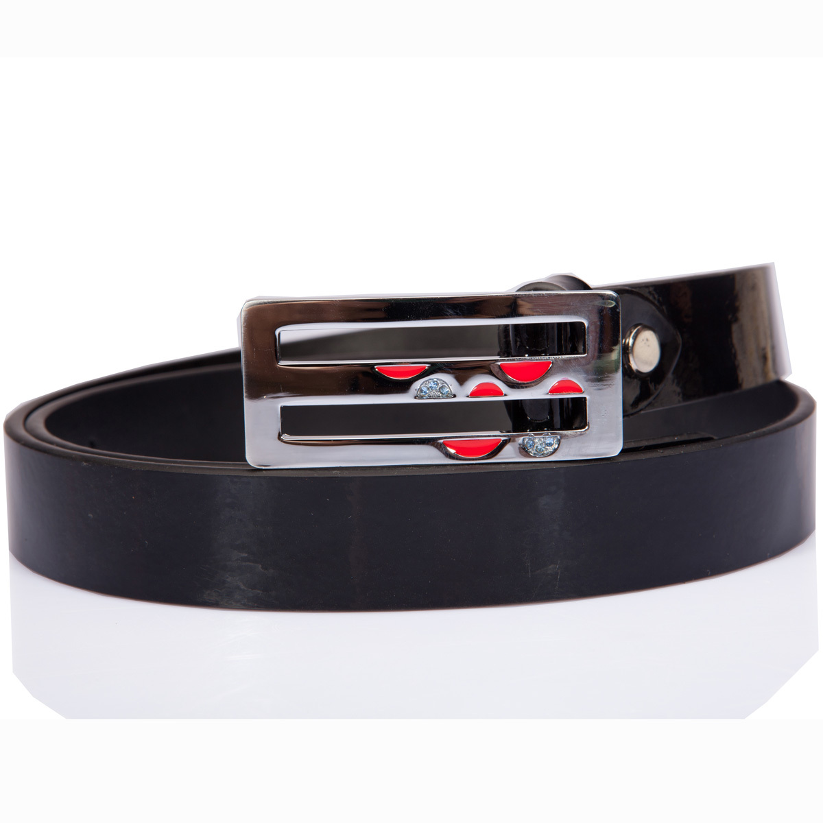 fashion genuine leather belt female decoration fashion women's strap female black plate buckle f0852 100% genuine leather belt
