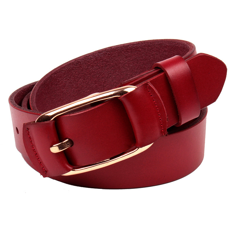 Fashion Genuine Leather Belt Ladies Dress Belt Cowhide Leather Belt Free Shipping