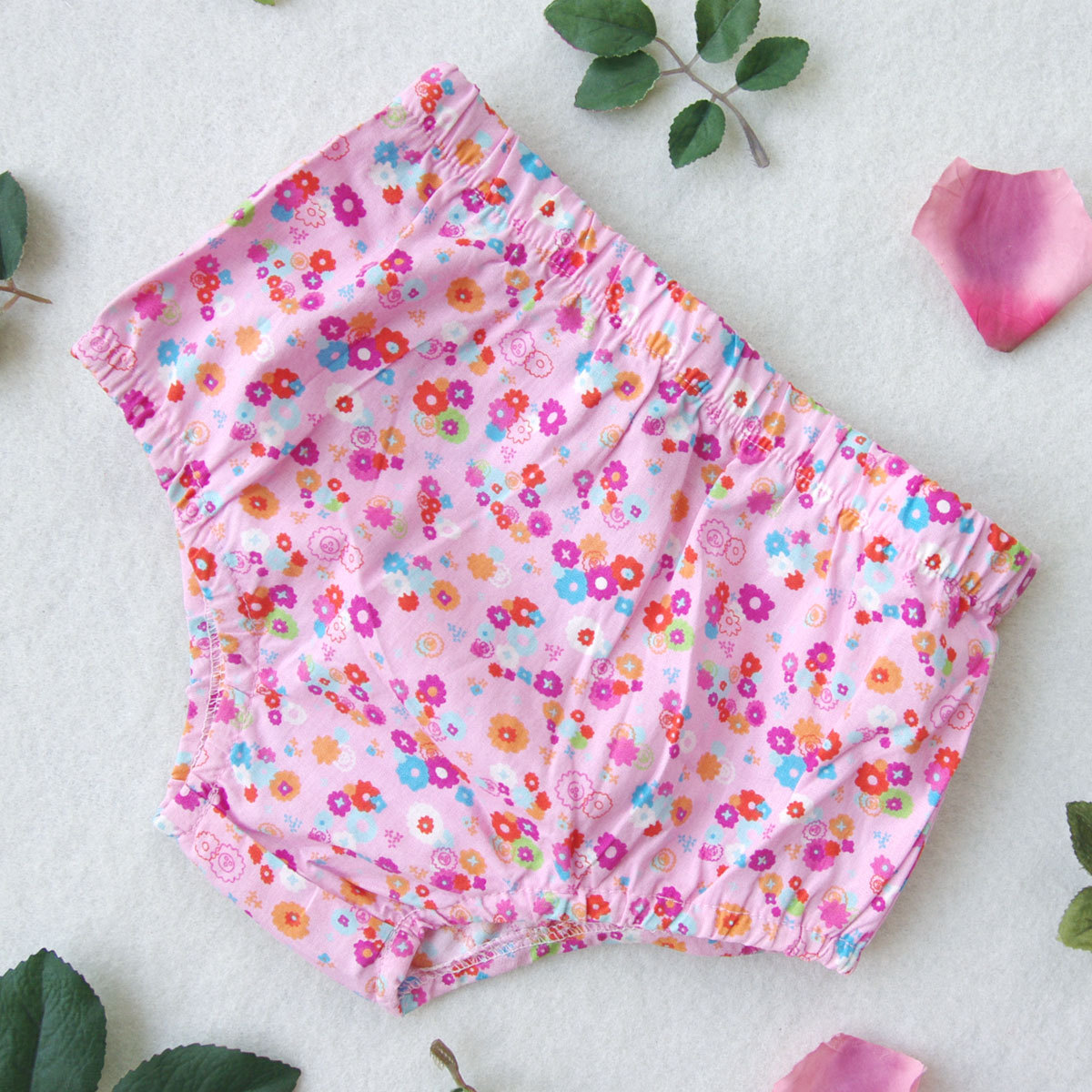 Fashion girls clothing baby shorts cotton fabric panties briefs pink 3934