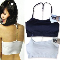 Fashion halter-neck tube top detachable sponge tube top tube top b071