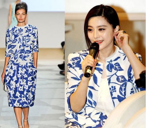 Fashion hand embroidery set chiffon women top and skirt Free shipping