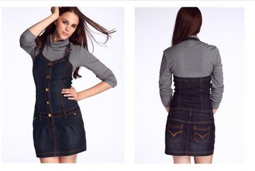 Fashion Hang neck Women denim Jeans Jumpsuit women jeans overalls freeshipping