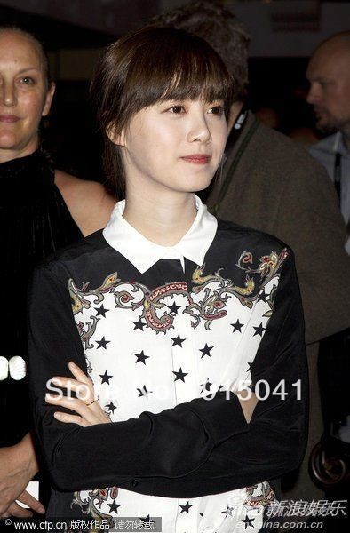 Fashion items new long-sleeved shirt Korean star Yoon Eun Hye same paragraph shirt printing retro blouse