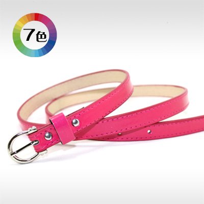 Fashion Korean Candy Thin Belt Joker Patent leather Waistband For Lady Free Shipping Wholesale