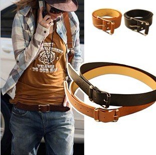 Fashion Korean Style Leather leisure  Men Belt Many Colour For You Choose Free Shipping Min.order is $15 (can be mix order)