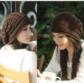 Fashion Korean woolen yarn caps for lady weave diamond caps free shipping with EMS wholesale