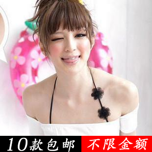 Fashion lace flower a906 halter-neck pectoral girdle invisible shoulder strap spaghetti strap clothes accessories female