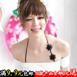 Fashion lace flower a906 halter-neck pectoral girdle invisible shoulder strap spaghetti strap clothes accessories female