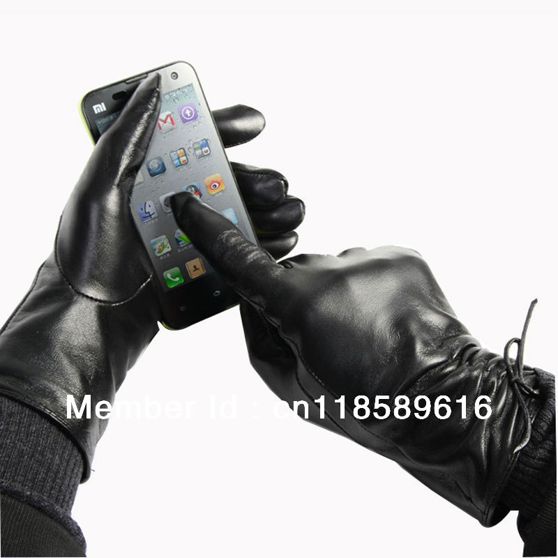 Fashion ladies Suede leather touch gloves, genuine leather touch gloves