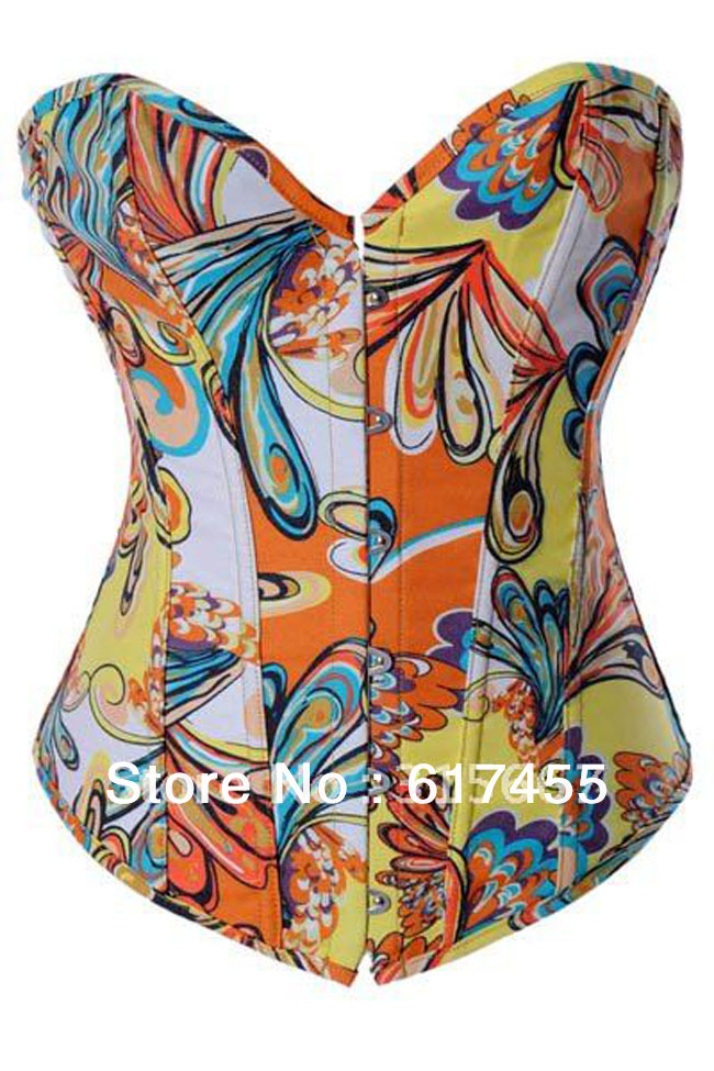 Fashion lady intimates sexy lingerie Denim Corset 2877