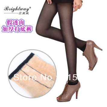 Fashion Lady's thick Warm ankle-length Leggings/pants/quality stocking in black color