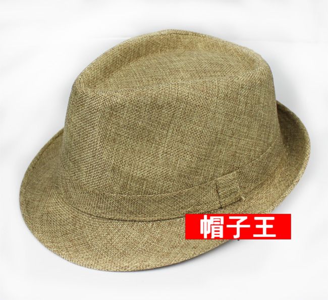 Fashion male fedoras hat for man jazz hat summer hat sun-shading casual cap summer quinquagenarian cap