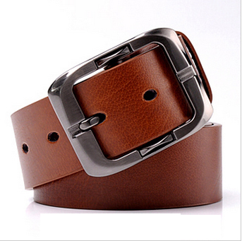 Fashion male genuine leather belt  for men male strap casual all-match cowhide white belt