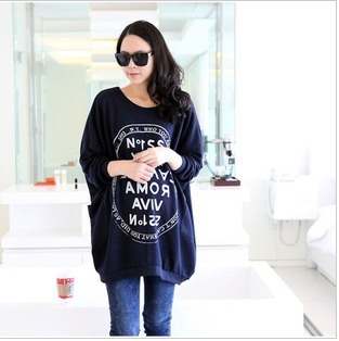 Fashion maternity clothing autumn and winter maternity top plus size clothing autumn and winter thickening long design 0515