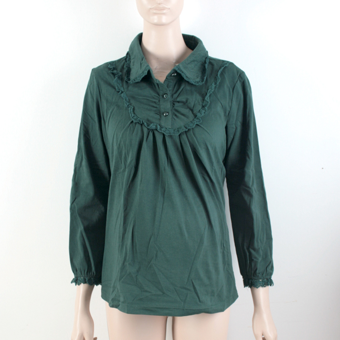 Fashion maternity clothing maternity spring maternity top maternity long-sleeve T-shirt plus size