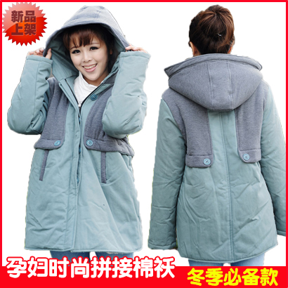 Fashion maternity clothing winter maternity wadded jacket winter thickening overcoat cotton-padded jacket cotton-padded jacket