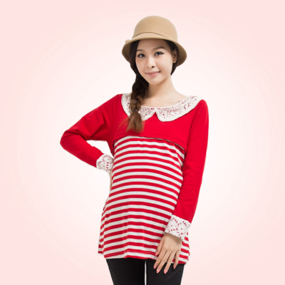 Fashion maternity dress maternity clothing maternity top nursing clothing nursing t-shirt
