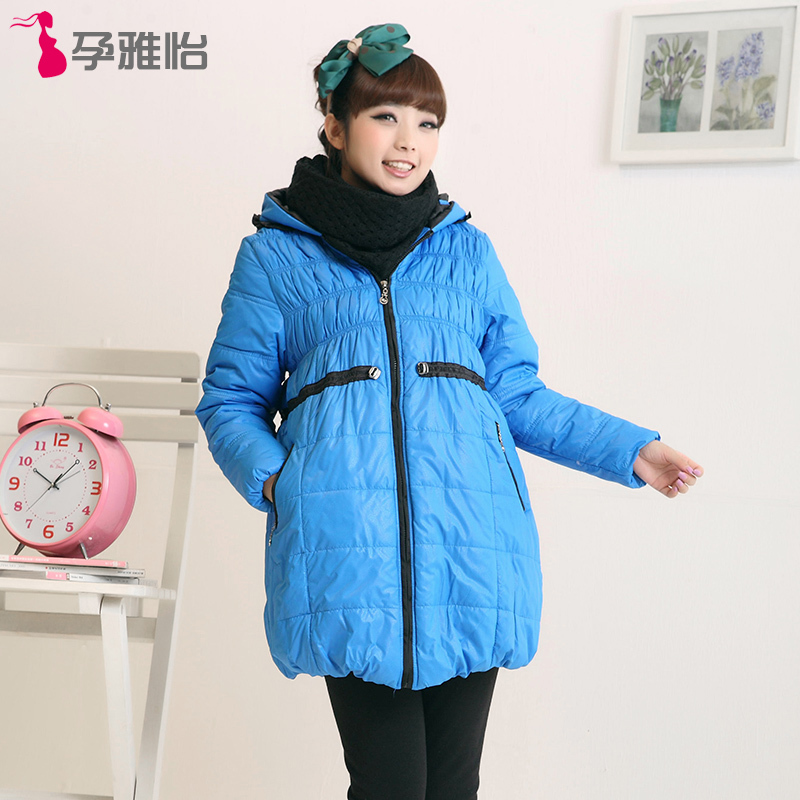Fashion maternity thermal cotton-padded jacket maternity winter 5-color outerwear vacuum maternity thickening wadded jacket