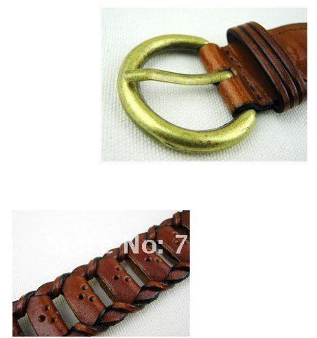 Fashion New Design Lady Leather Belt Pin Buckle hollow out Genuine Leather belts,5 pcs/lot wholesale