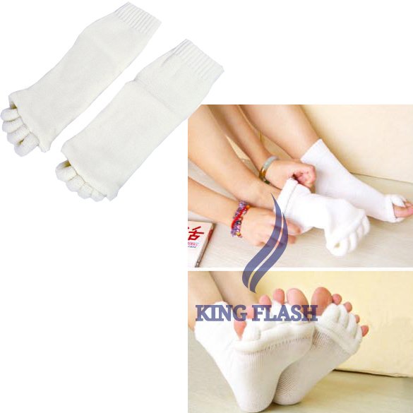 Fashion New Foot Toes Alignment Cotton Socks Stretch Tendons Five Toes Sock Free Shipping 4943