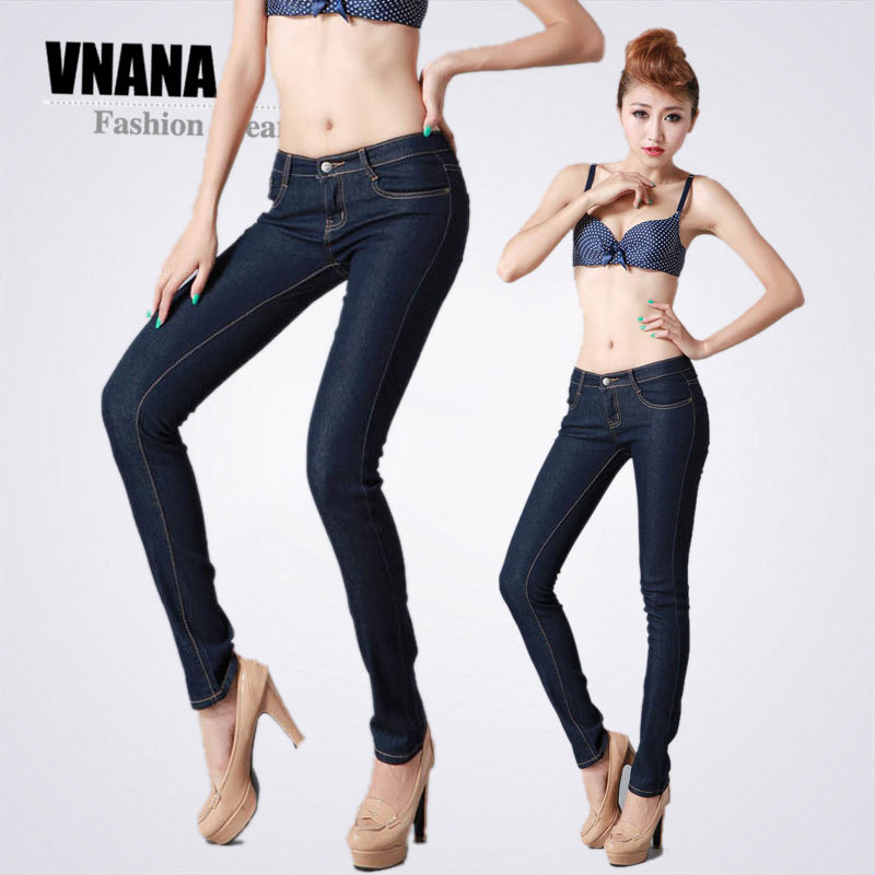 Fashion new Ladies' Jeans,Plus size slim butt-lifting legs women's jeans skinny pants women's denim pants BK804