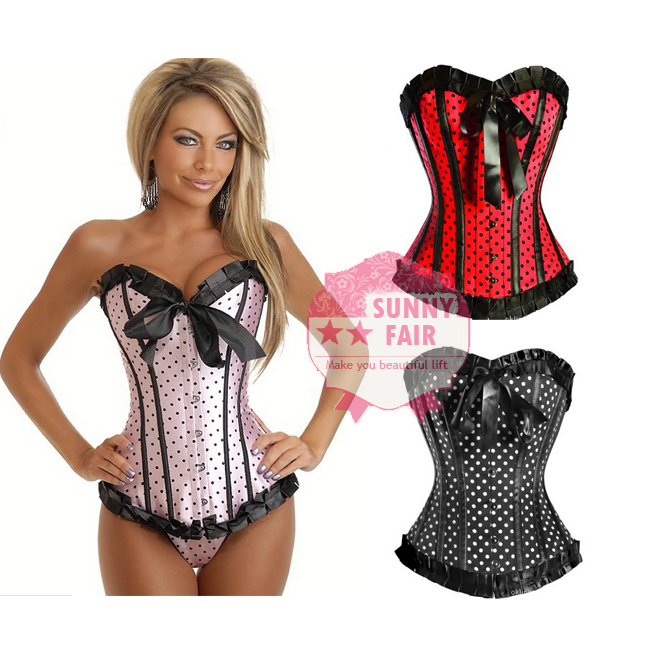 Fashion New Mature Sexy Corset Women 3 Color Bustier Corset Lingerie Corset